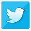 推特glossy-fade-social-icons