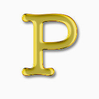 黄金字母P