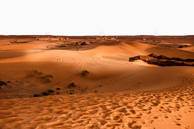 沙漠村落图片