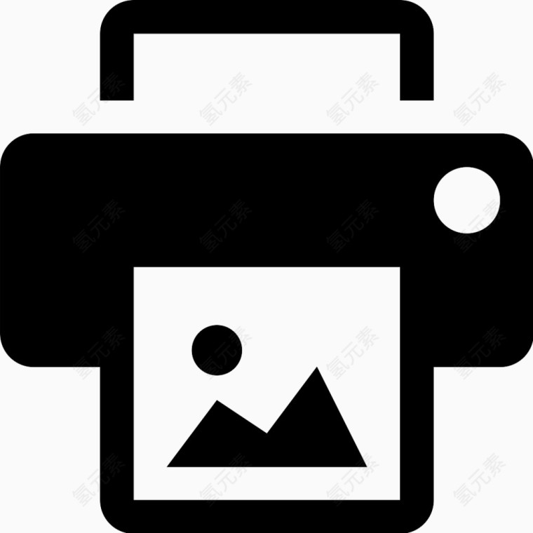 打印机Simpleicon-Multimedia-icons