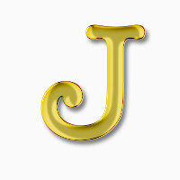 黄金字母J