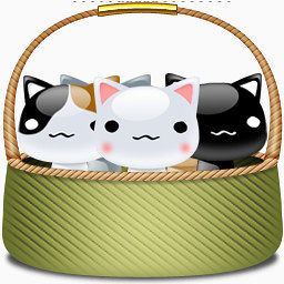 猫篮子可爱的lovely-cat-icons