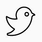 鸟社会鸣叫推特36超薄图标