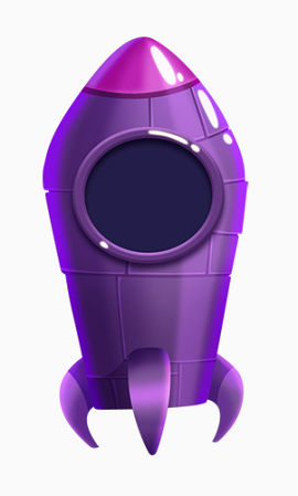 紫色的火箭