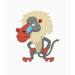 卡通手绘猴子图片免费下载