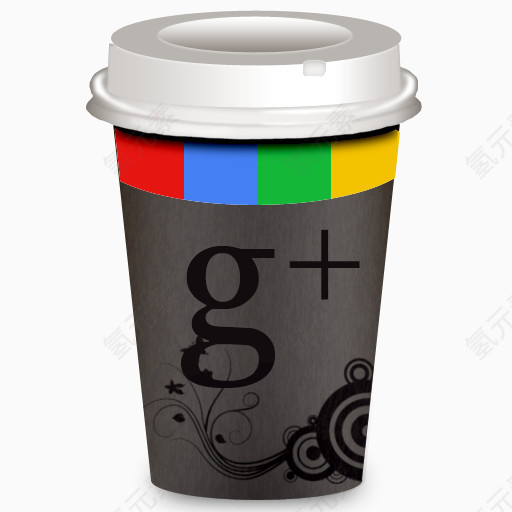 谷歌咖啡杯外卖咖啡杯图标