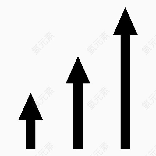 箭头箭成长线简单箭头