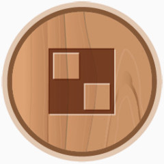 美味的Wooden-social-media-icons