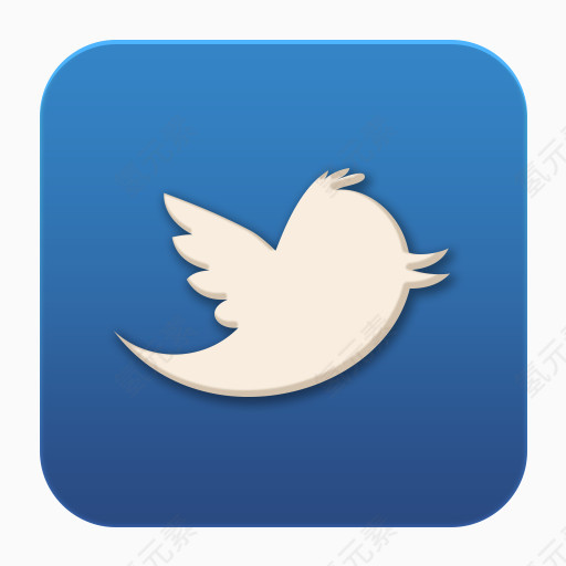 推特flat-social-media-icons