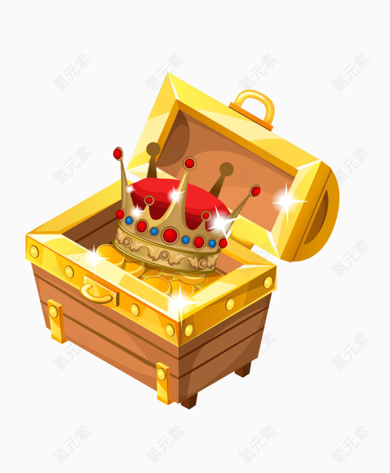 金色箱子里的皇冠