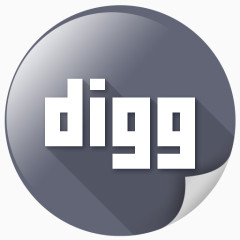 通信Digg互联网标志媒体消息社交网络光泽闪耀