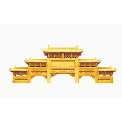 中国风矢量图古典素材 中国风建筑宫殿