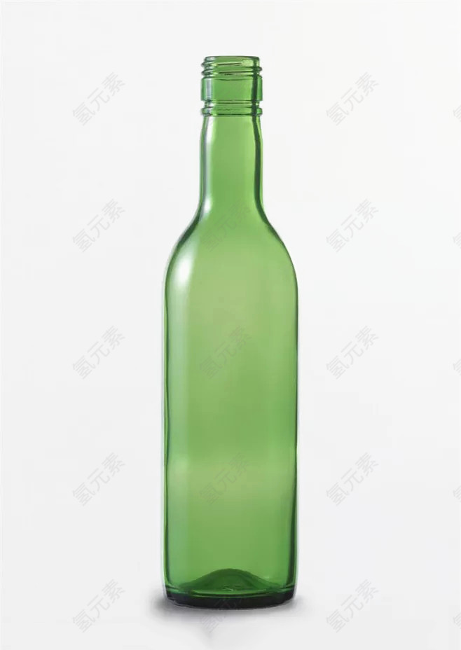 办公用品绿色玻璃瓶
