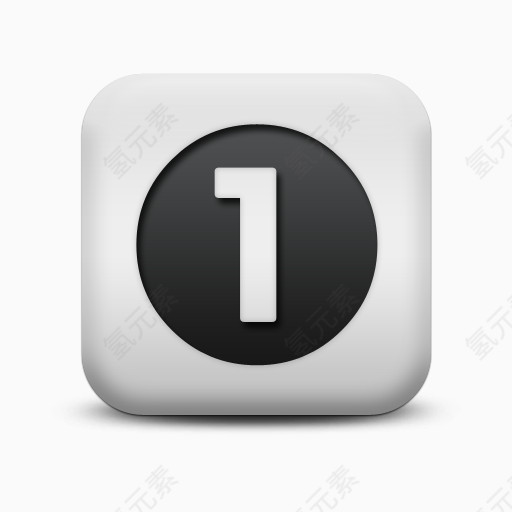 不光滑的白色的广场图标字母数字固体Alphanumeric-icons