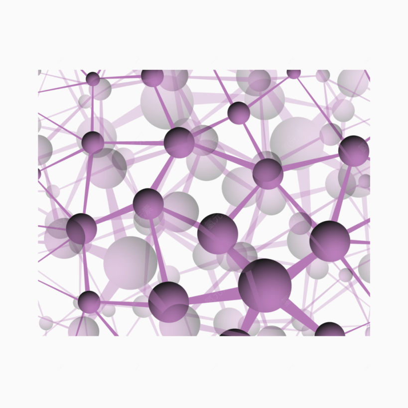 抽象科技化学分子式结构底纹下载