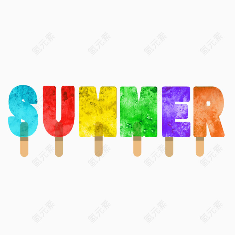 SUMMER创意冰棒