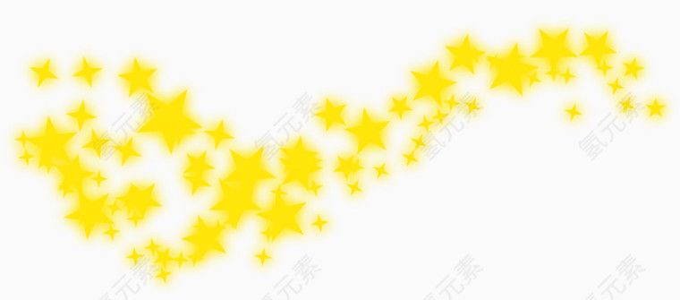 黄色星星点点光效