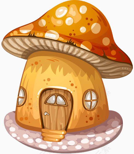 童话世界里的蘑菇小屋