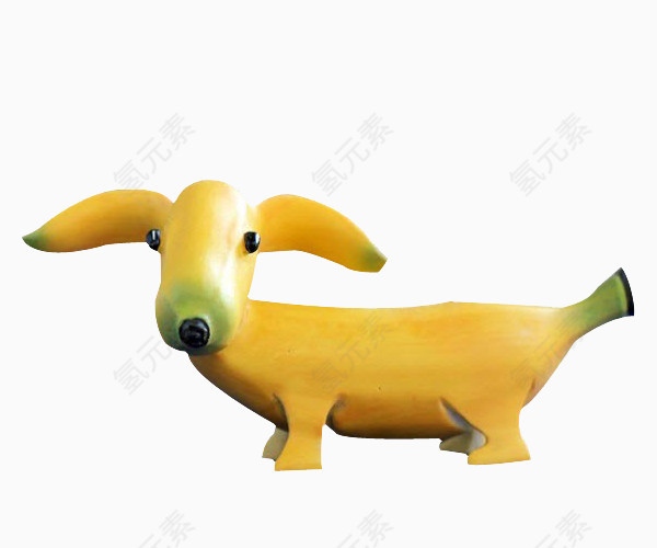 创意可爱香蕉狗狗