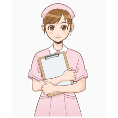 卡通护士女孩