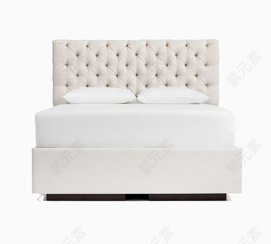 床设计床图片 白色双人床