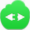 断开连接free-green-cloud-icons