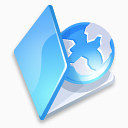 文件夹Web蓝色iComic