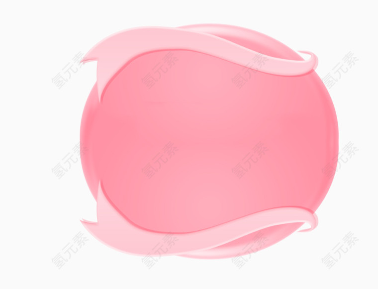 粉色形状图案