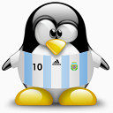 阿根廷企鹅动物2006世界杯的晚礼服