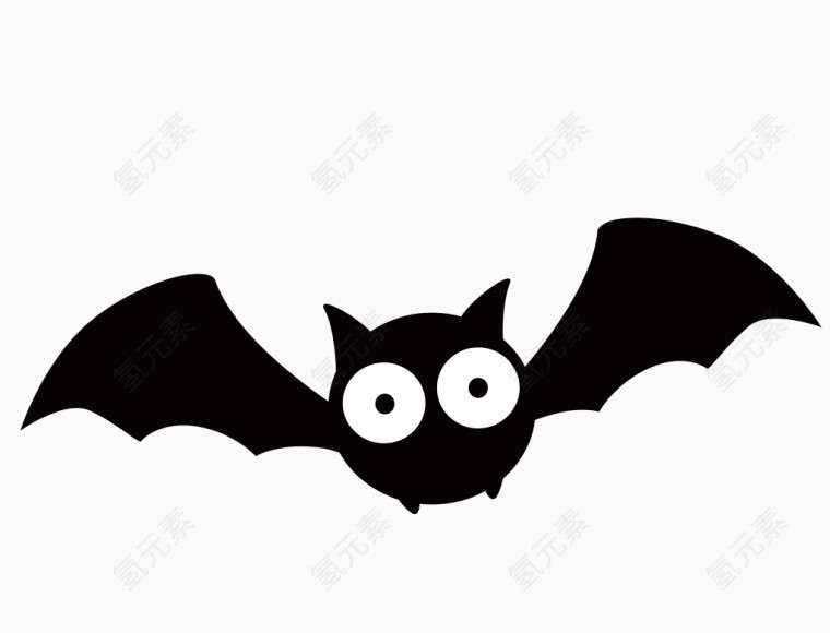 万圣节黑蝙蝠