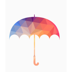 几何雨伞