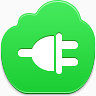 插头free-green-cloud-icons