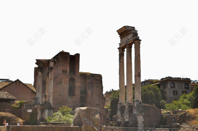意大利古罗马废墟风景5
