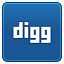 Digg新的社交媒体书签图标集