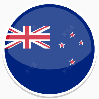 新新西兰Flat-Round-World-Flag-icons下载