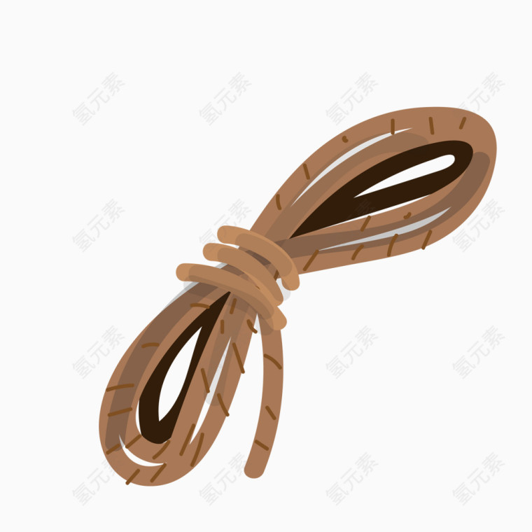 棕色绳子