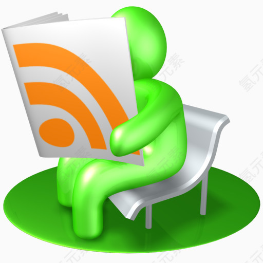 green rss reader logo 图标