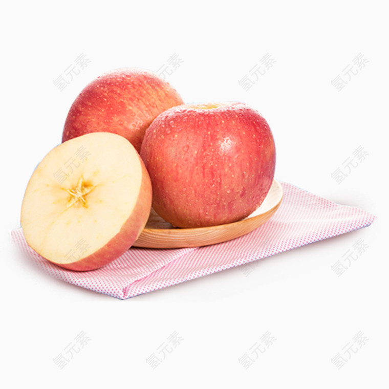 盘子里的苹果