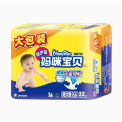 产品实物婴儿纸尿裤