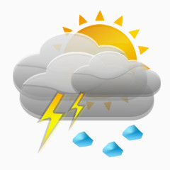烟太阳媒介冰Smokey-Weather-Icons