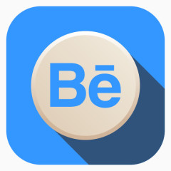 behance公司advanced-flat-social-icons