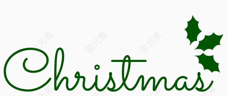 merry-christmas艺术字