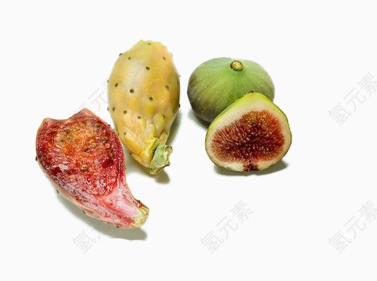 成熟的仙人掌果素材图片
