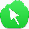 光标箭头free-green-cloud-icons