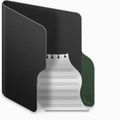 文本mac-os-black-folder-icons