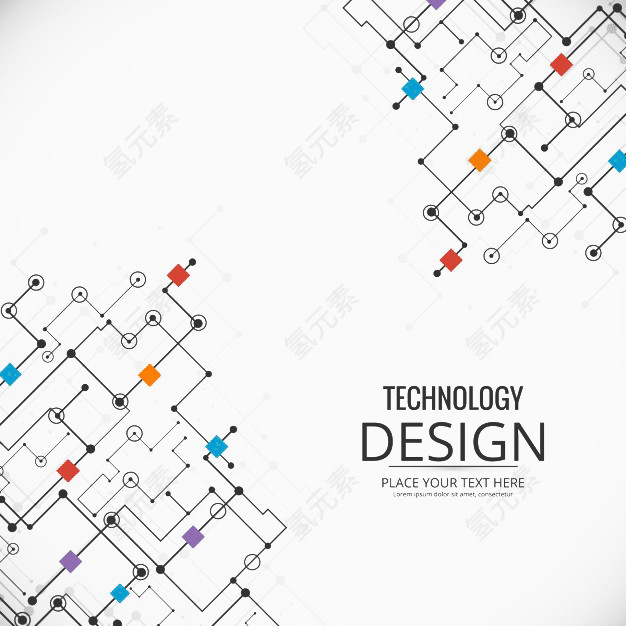 白色科技背景