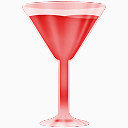 酒玻璃红色的cool-glass-icons