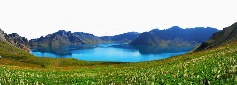 长白山天池全景