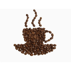 咖啡豆创意素材图片