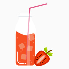 冰镇草莓汁